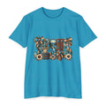Jesus Floral Graphic T-Shirt — Decorative Faith Tee with Bows & Sunflowers