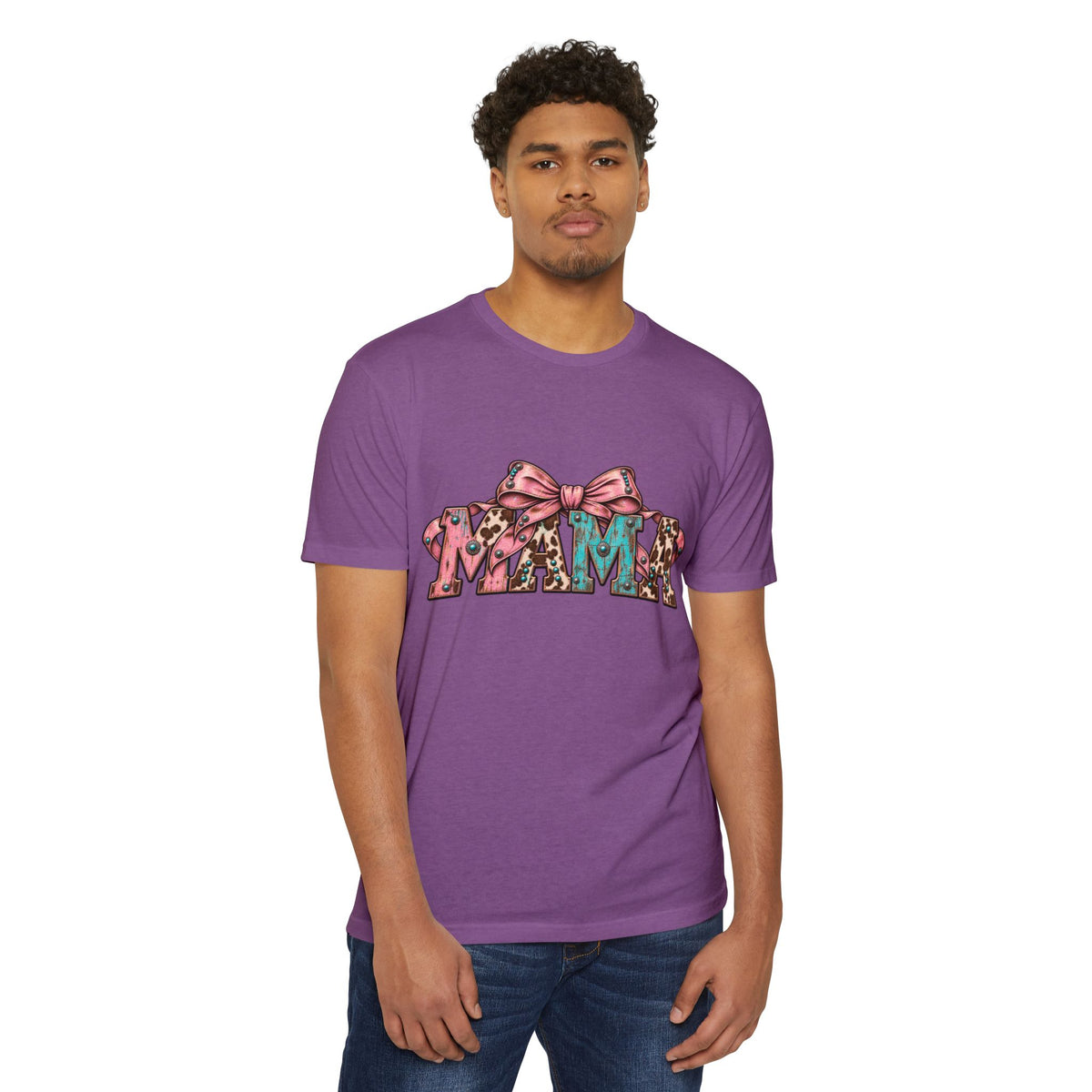 Mama Leopard Bow T-Shirt — Raising Little Humans Cute Graphic Tee