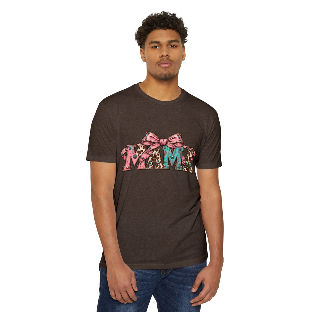 Mama Leopard Bow T-Shirt — Raising Little Humans Cute Graphic Tee
