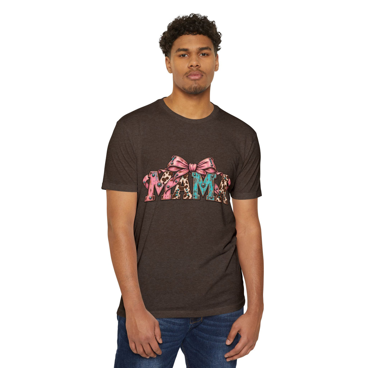 Mama Leopard Bow T-Shirt — Raising Little Humans Cute Graphic Tee
