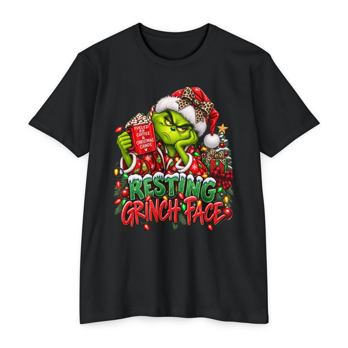 Grinch 'Resting Grinch Face' Christmas T-Shirt