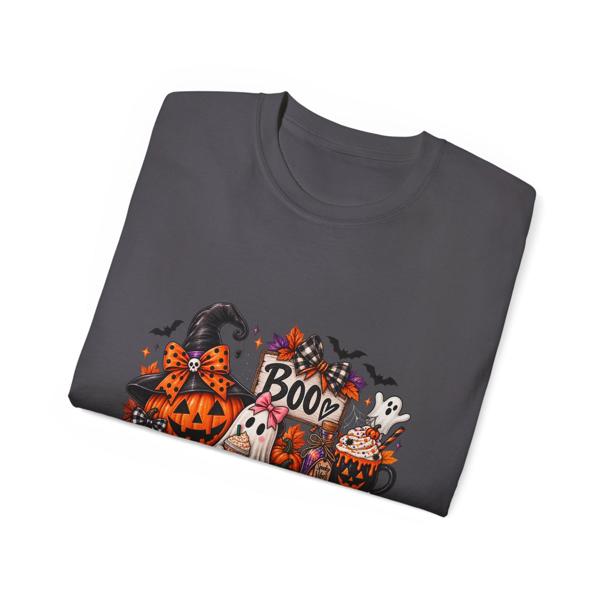 Halloween Boo Pumpkin Ghost T‑Shirt — Cute Spooky Fall Tee