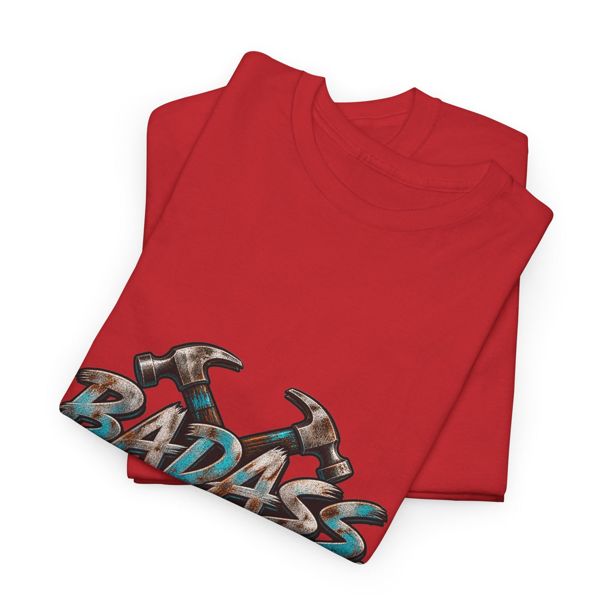 Badass Blue Collar Tee — 'Badass & Blue Collar' Workwear Graphic T‑Shirt