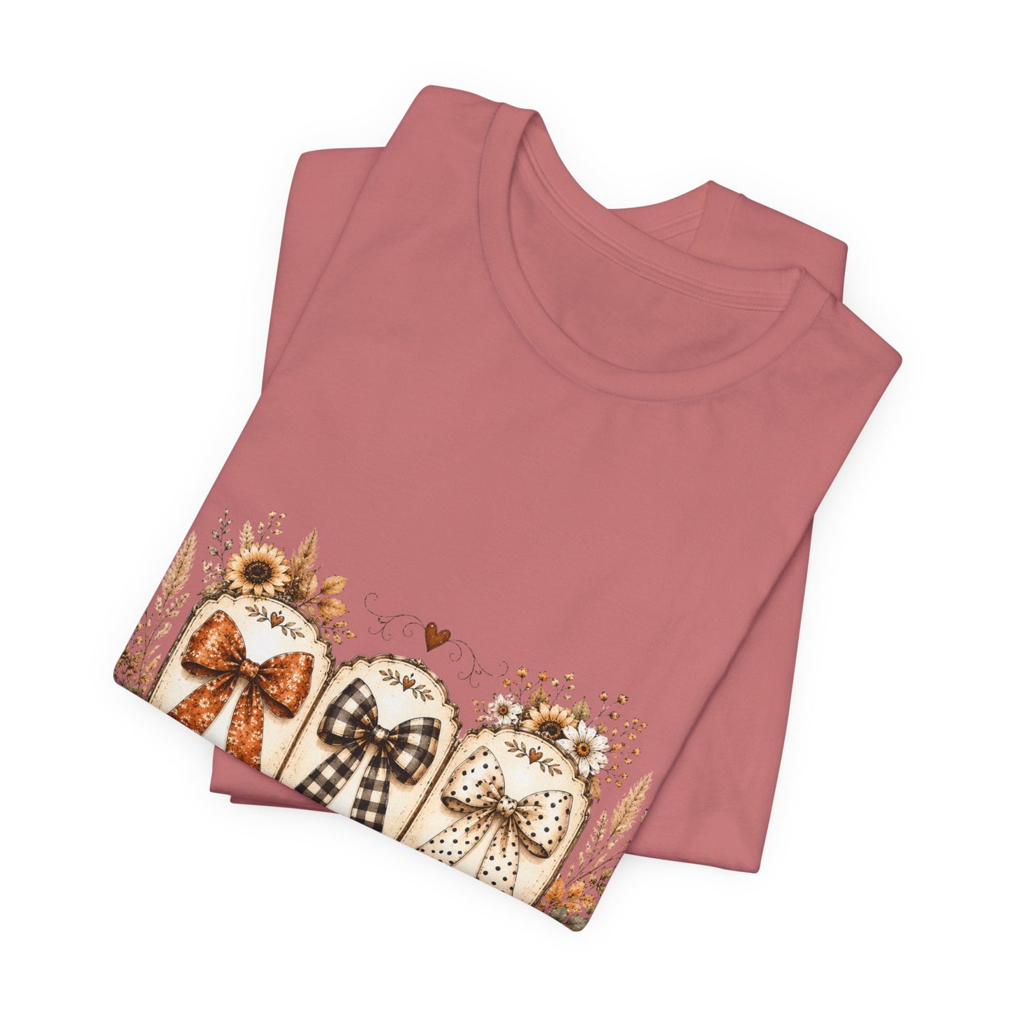 Thankful Grateful Blessed Fall Tee