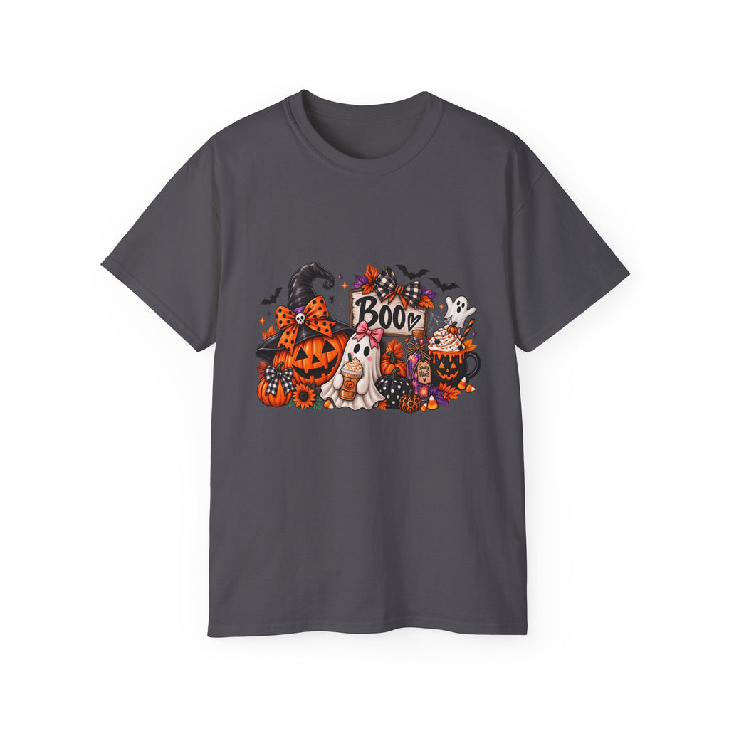Halloween Boo Pumpkin Ghost T‑Shirt — Cute Spooky Fall Tee