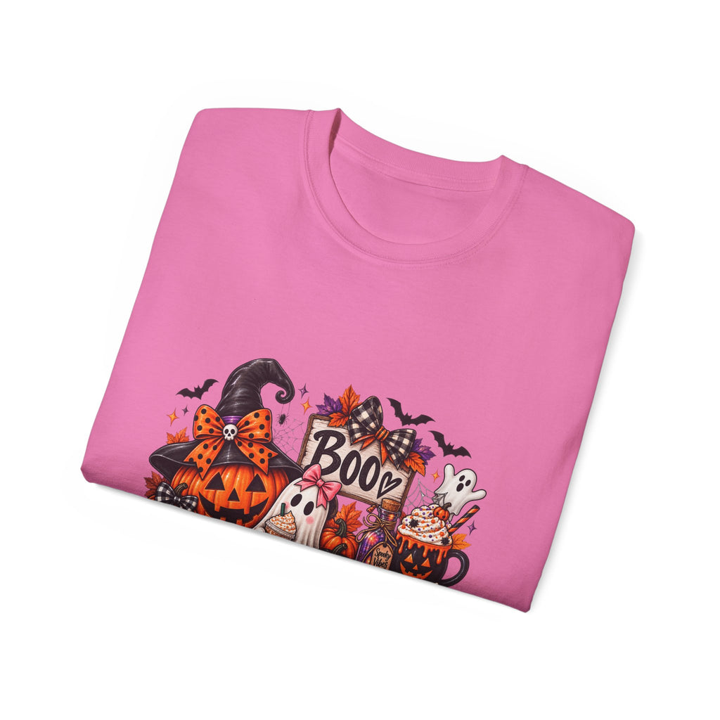 Halloween Boo Pumpkin Ghost T‑Shirt — Cute Spooky Fall Tee