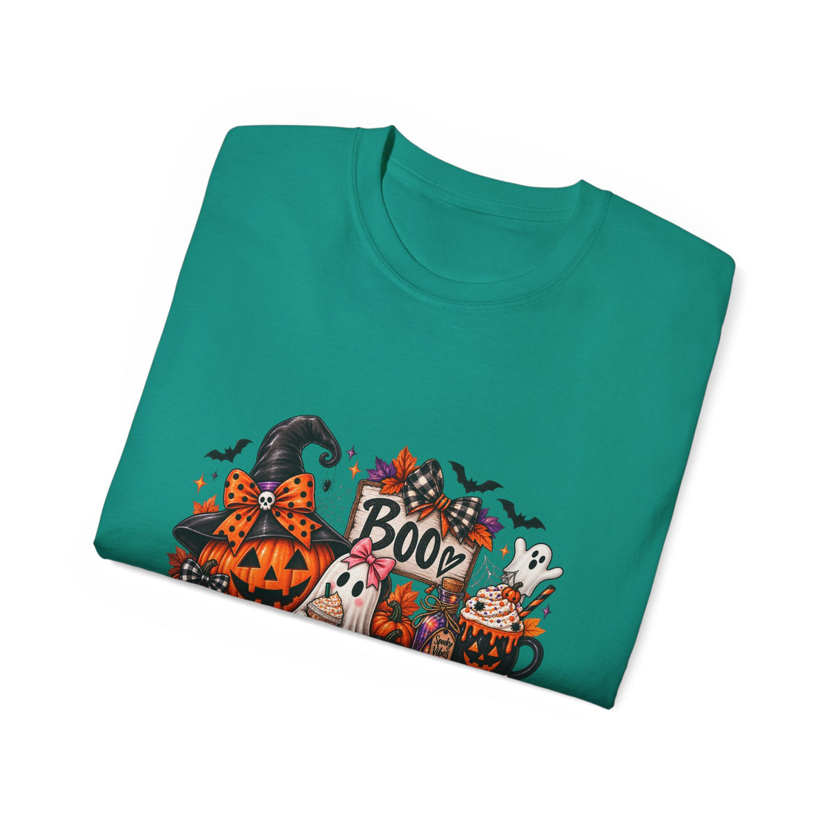 Halloween Boo Pumpkin Ghost T‑Shirt — Cute Spooky Fall Tee