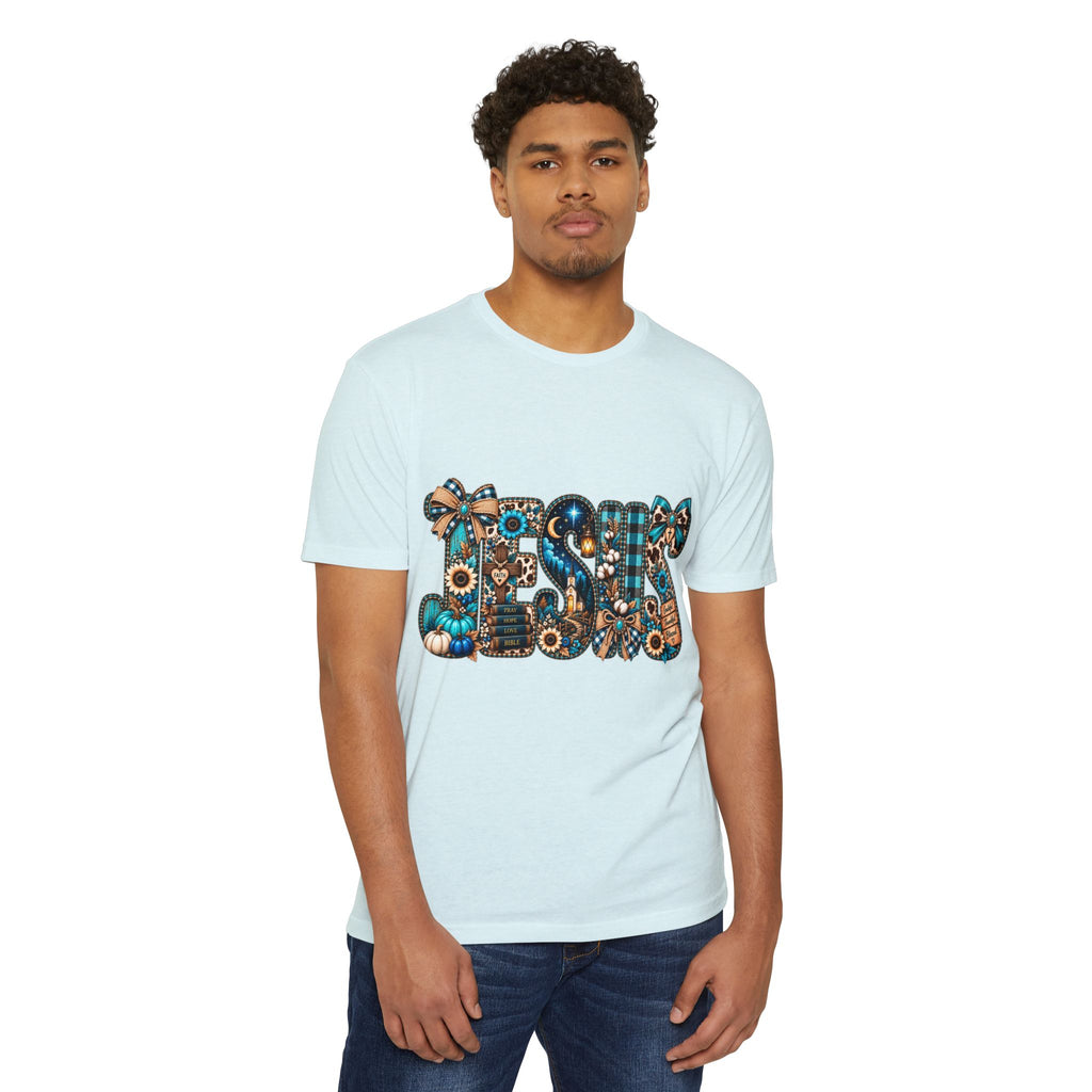Fall Mom T‑Shirt — Rustic Sunflower & Plaid 'MOM' Graphic