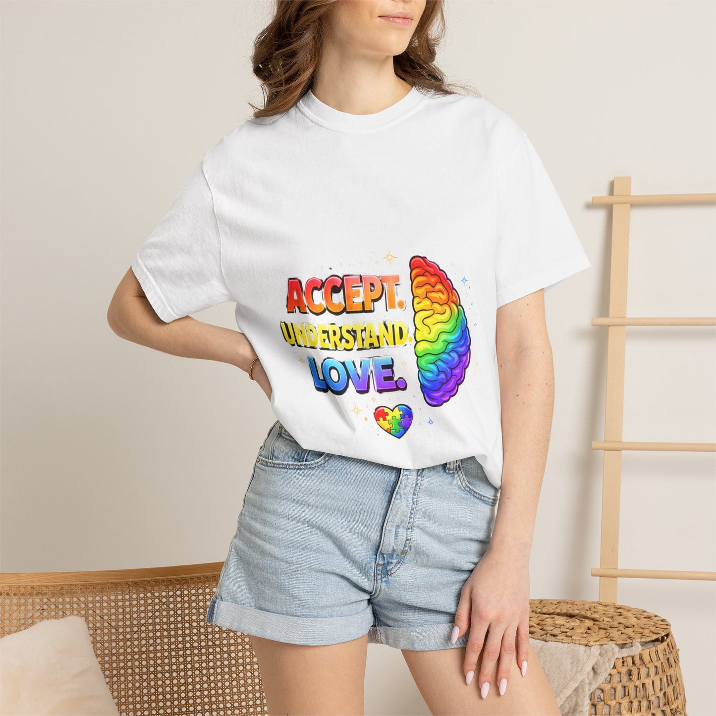 Pride "Accept, Respect, Love" Rainbow T-Shirt