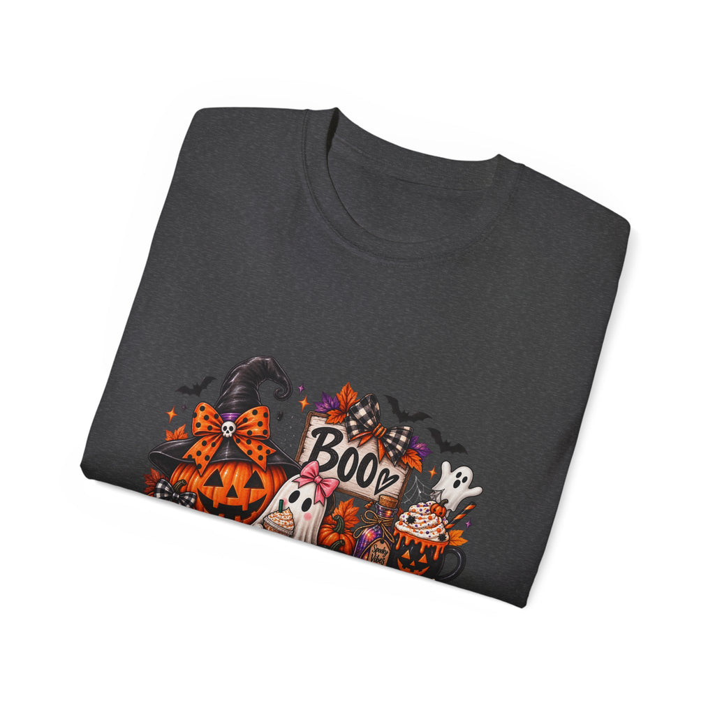 Halloween Boo Pumpkin Ghost T‑Shirt — Cute Spooky Fall Tee