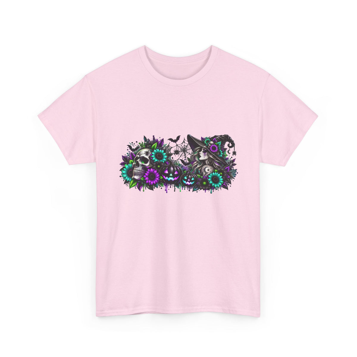 Floral Skull Tee — Gothic Sunflower Graphic T-Shirt