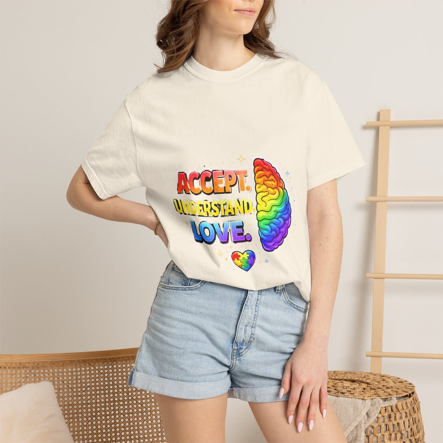 Pride "Accept, Respect, Love" Rainbow T-Shirt