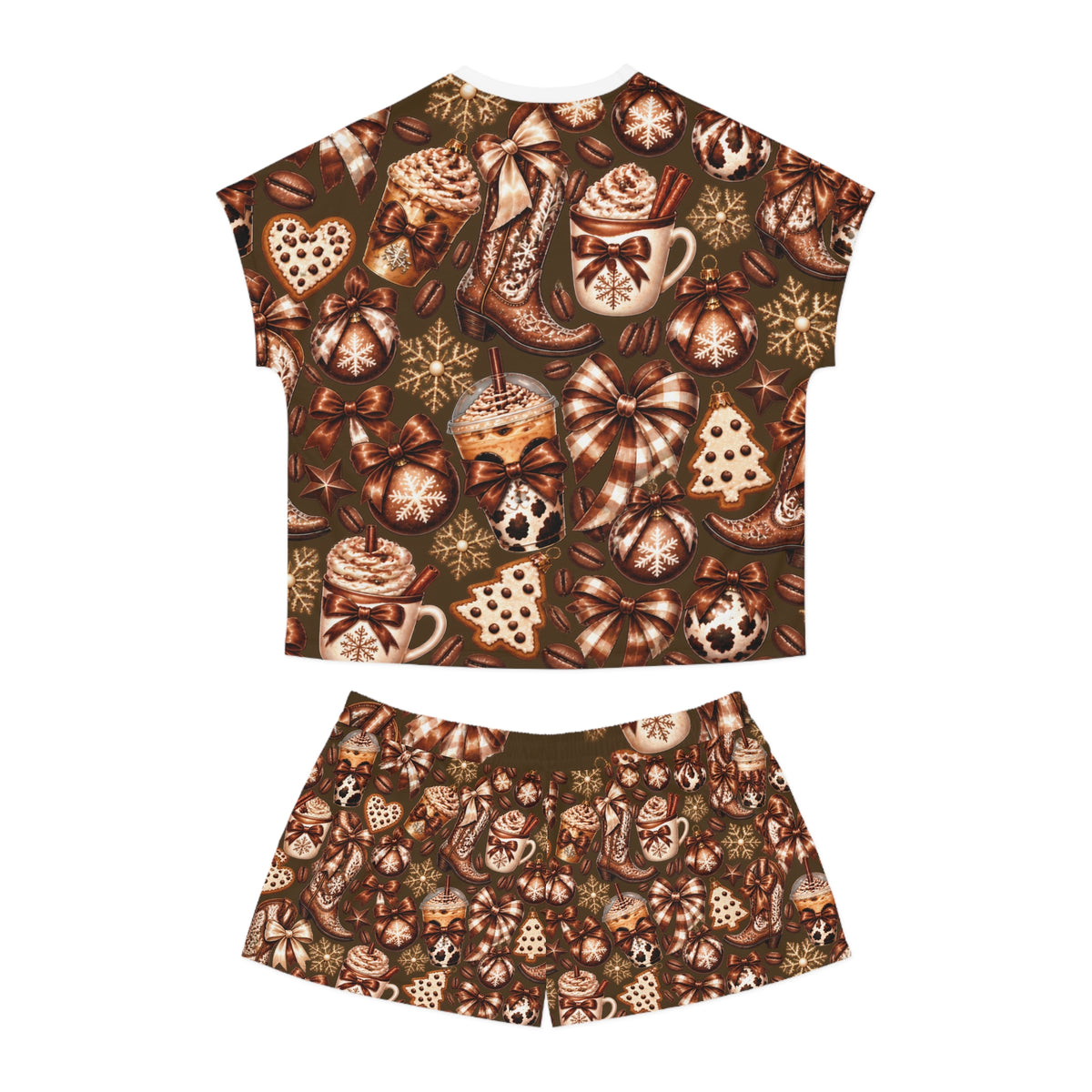 Cozy Cocoa & Cookies Women's Short Pajama Set