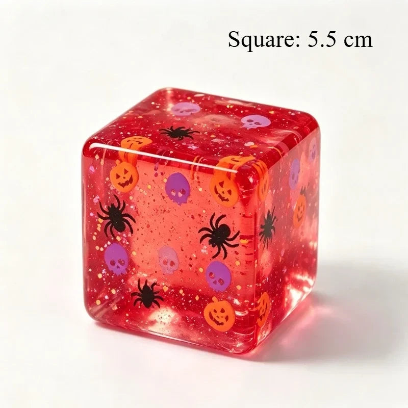 Halloween Ice Cube Squishy Toy