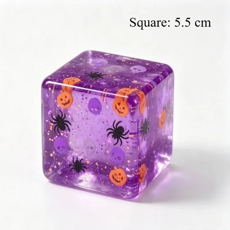 Halloween Ice Cube Squishy Toy