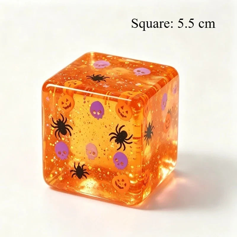 Halloween Ice Cube Squishy Toy