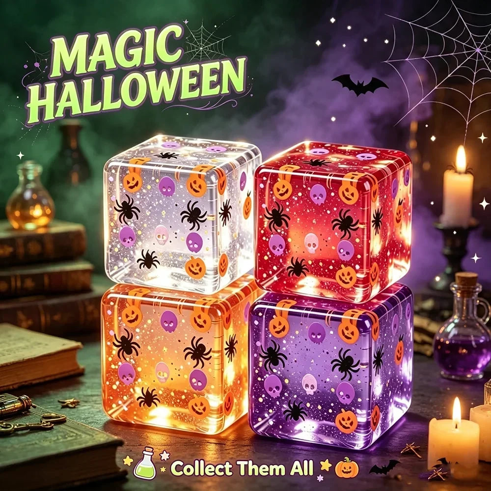 Halloween Ice Cube Squishy Toy