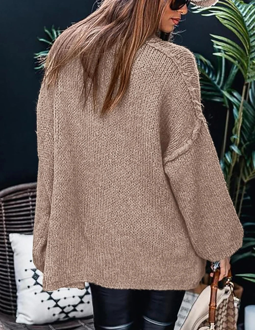Chunky Knit Turtleneck Sweater