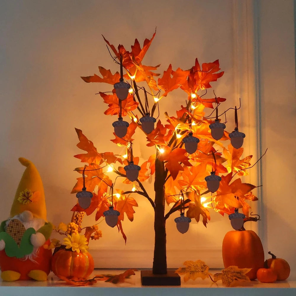 Yeahome Lighted Fall Maple Tree