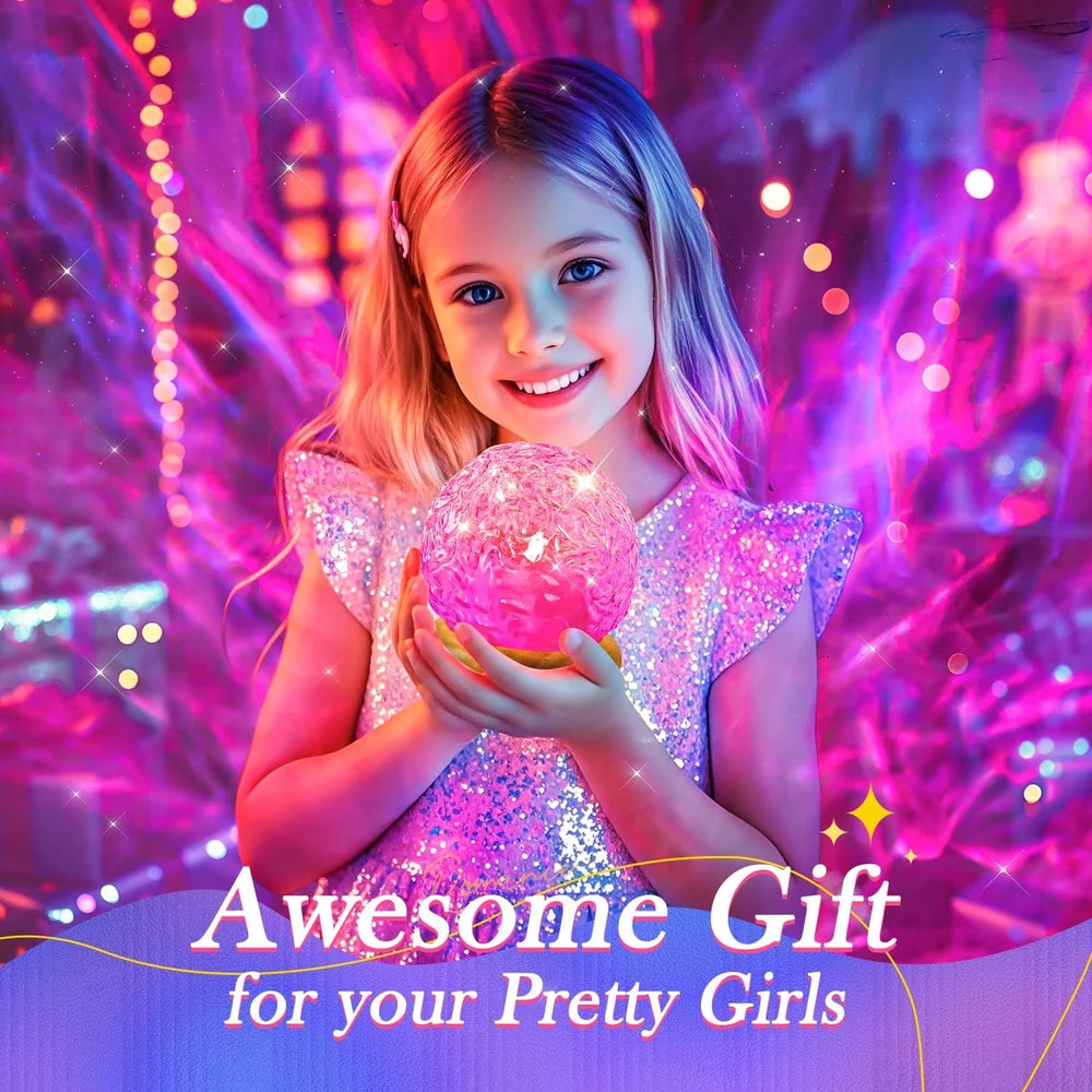 Crystal Glass LED Ambient Light