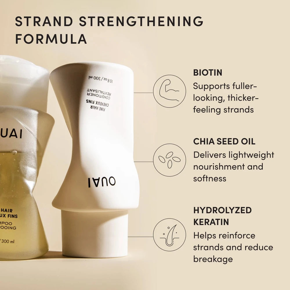 OUAI Fine Hair Shampoo and Conditioner Set