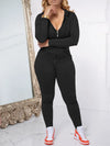 Stretchy Zip Workout Tracksuit