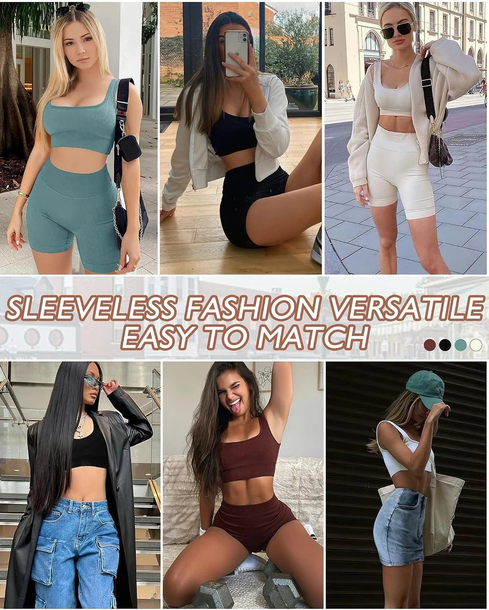 Seamless Ribbed Workout Set