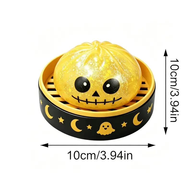 Halloween Ghost Dumpling Squeeze Toy Set