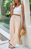 Striped Lightweight Palazzo Pants