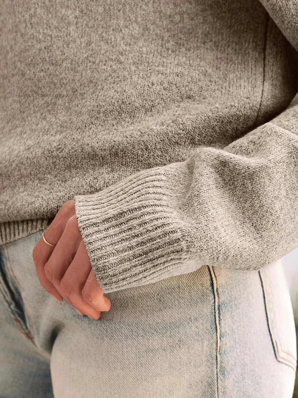 Oversized Off The Shoulder Fall Sweater