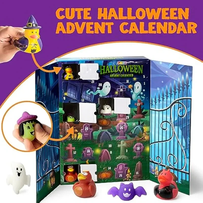 Halloween Advent Calendar Surprise Toy Set