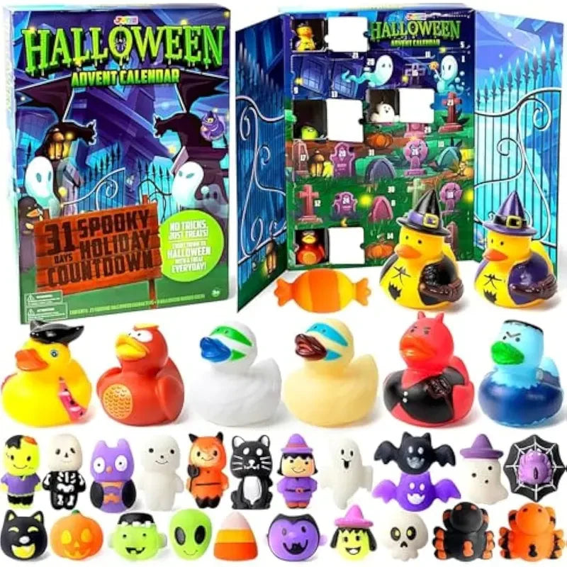 Halloween Advent Calendar Surprise Toy Set