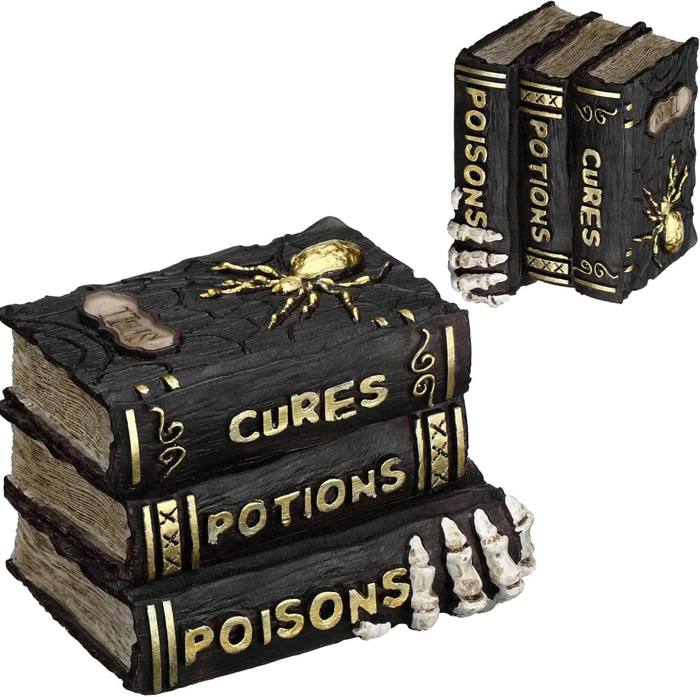 Namalu Resin Halloween Book Decor