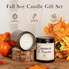 Auelife Autumn Scented Candle Set