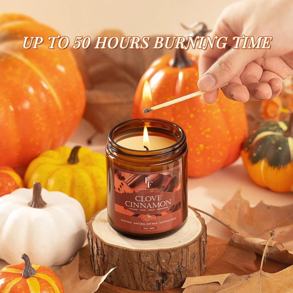 Autumn Scented Soy Candle Set
