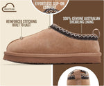 Genuine Leather Shearling Slippers