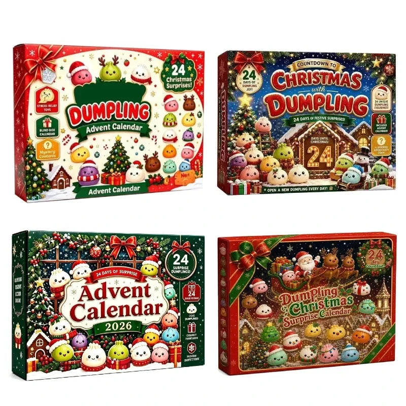 Christmas Dumpling Squishy Advent Calendar