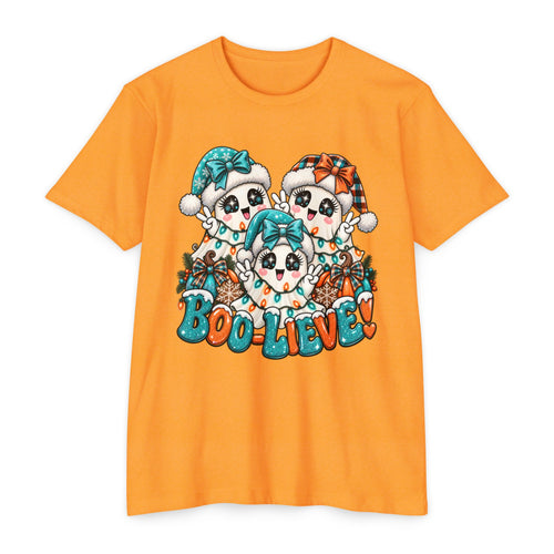Boo-Lieve! Cute Ghosts Halloween T-Shirt
