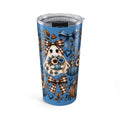 20oz Halloween Ghost Tumbler — Blue Pumpkin Fall Travel Cup