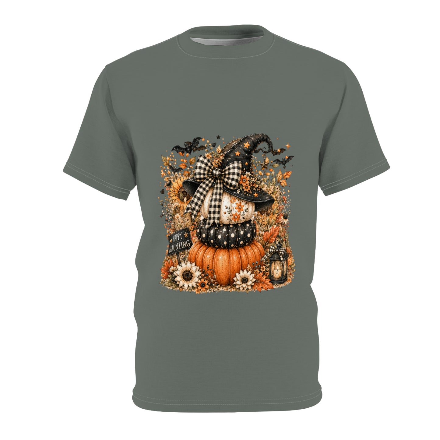 Halloween Pumpkin Witch Tee — Fall Harvest Graphic T-Shirt