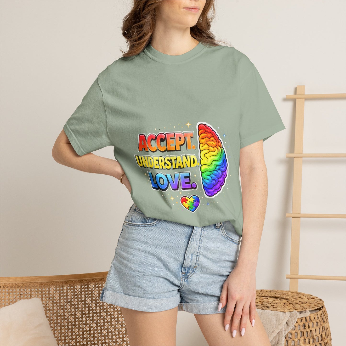 Pride "Accept, Respect, Love" Rainbow T-Shirt