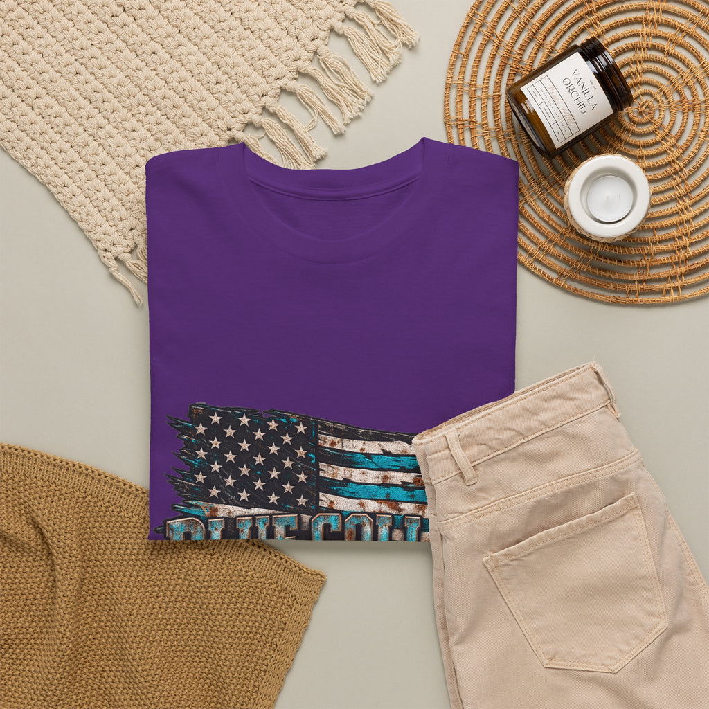 Blue Collar T-Shirt — "Blue Collar Made" & "American Blue Collar" Patriotic Workwear Tee