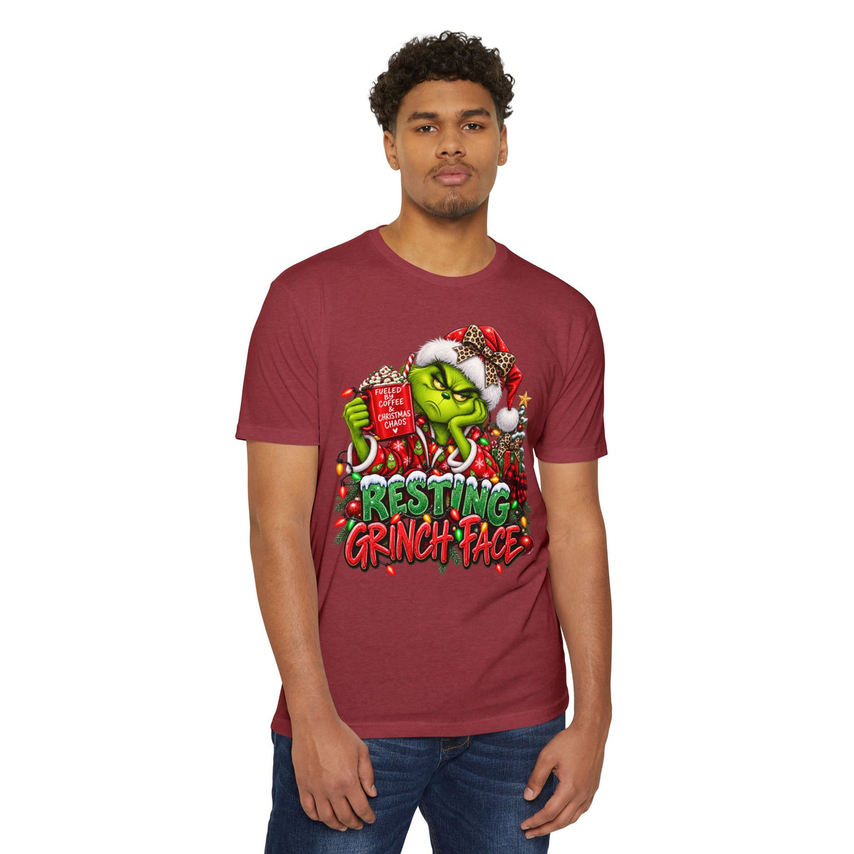 Grinch 'Resting Grinch Face' Christmas T-Shirt