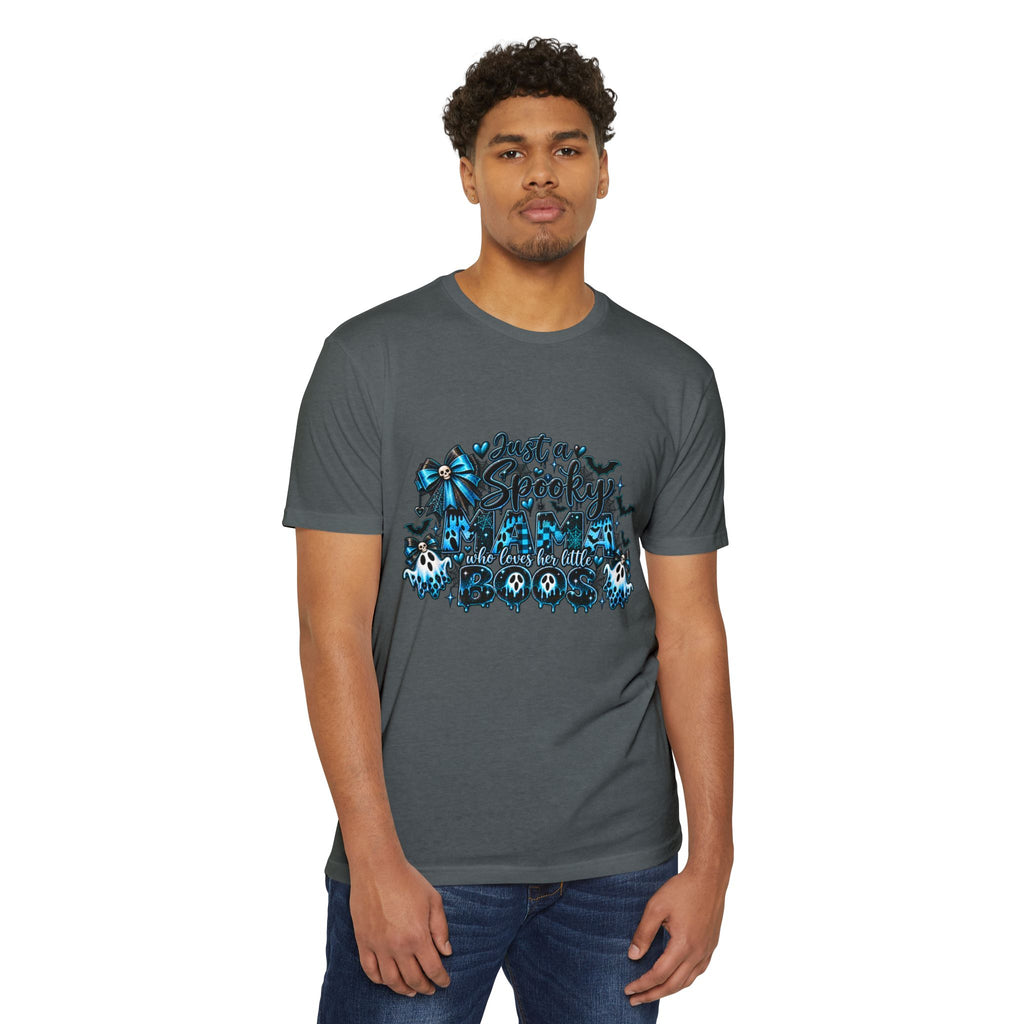 Spooky Cute Blue Skull Halloween T-Shirt