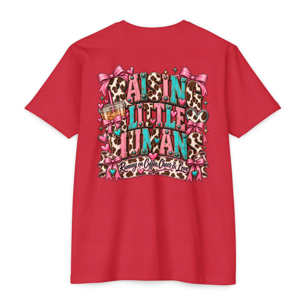 Mama Leopard Bow T-Shirt — Raising Little Humans Cute Graphic Tee