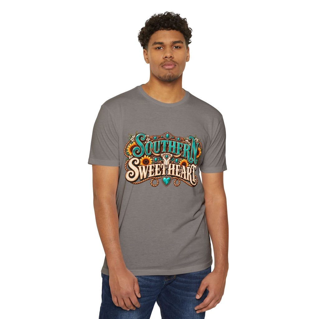 Southern Sweetheart T-Shirt — "Sweet Tea & Sunshine" Graphic Tee