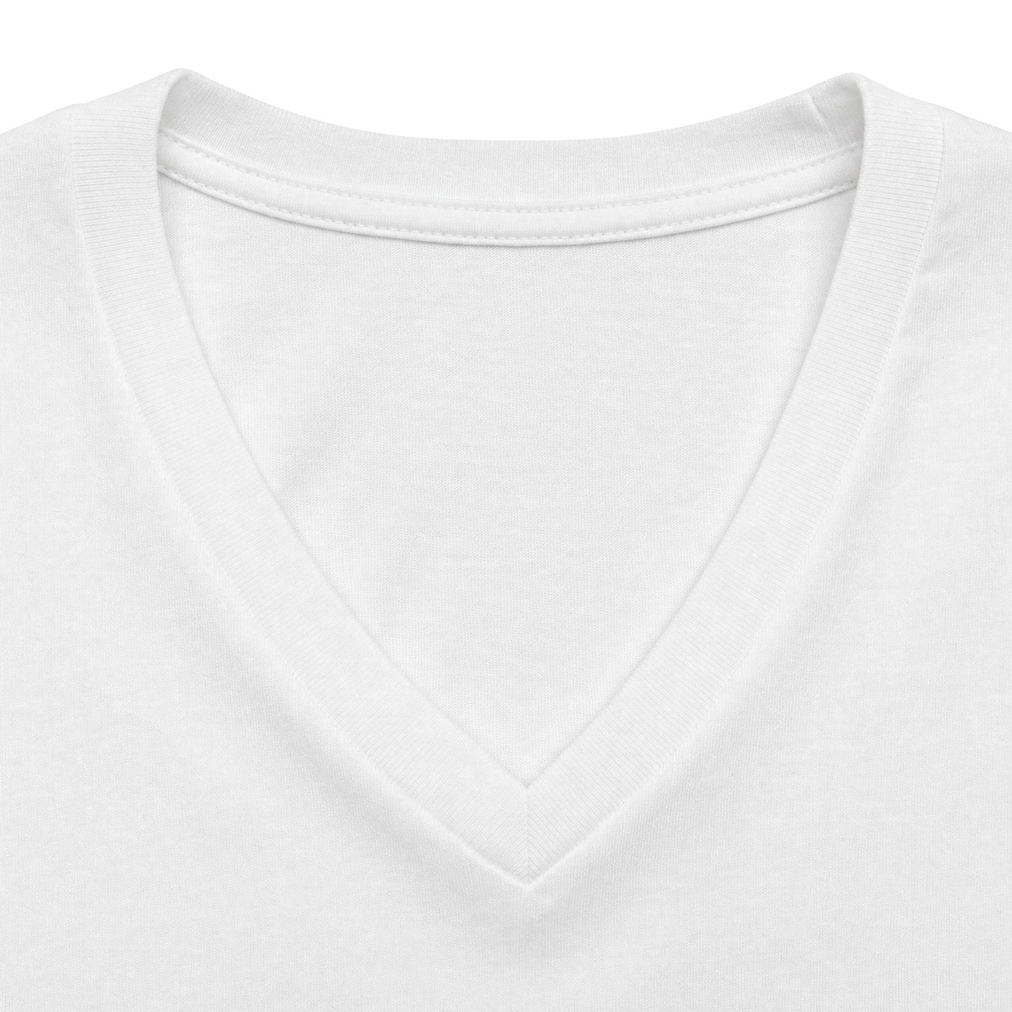 V-Neck Tee — "Raised on Dirt Roads & Jesus" Graphic Women’s Shirt