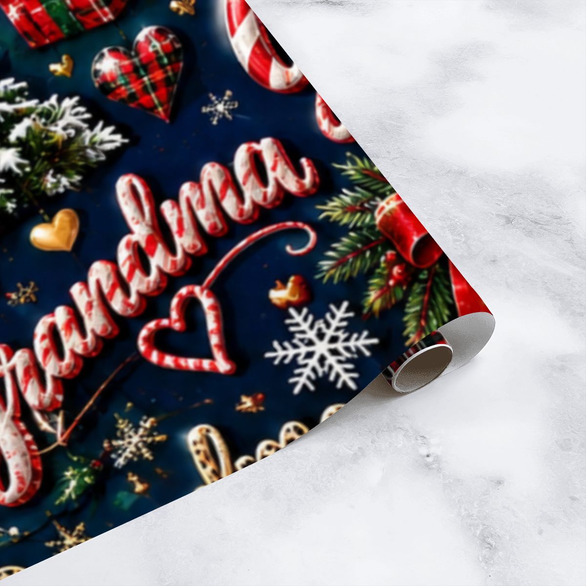 3Pack Gift Wrapping Paper Sheets grandma wrapping paper