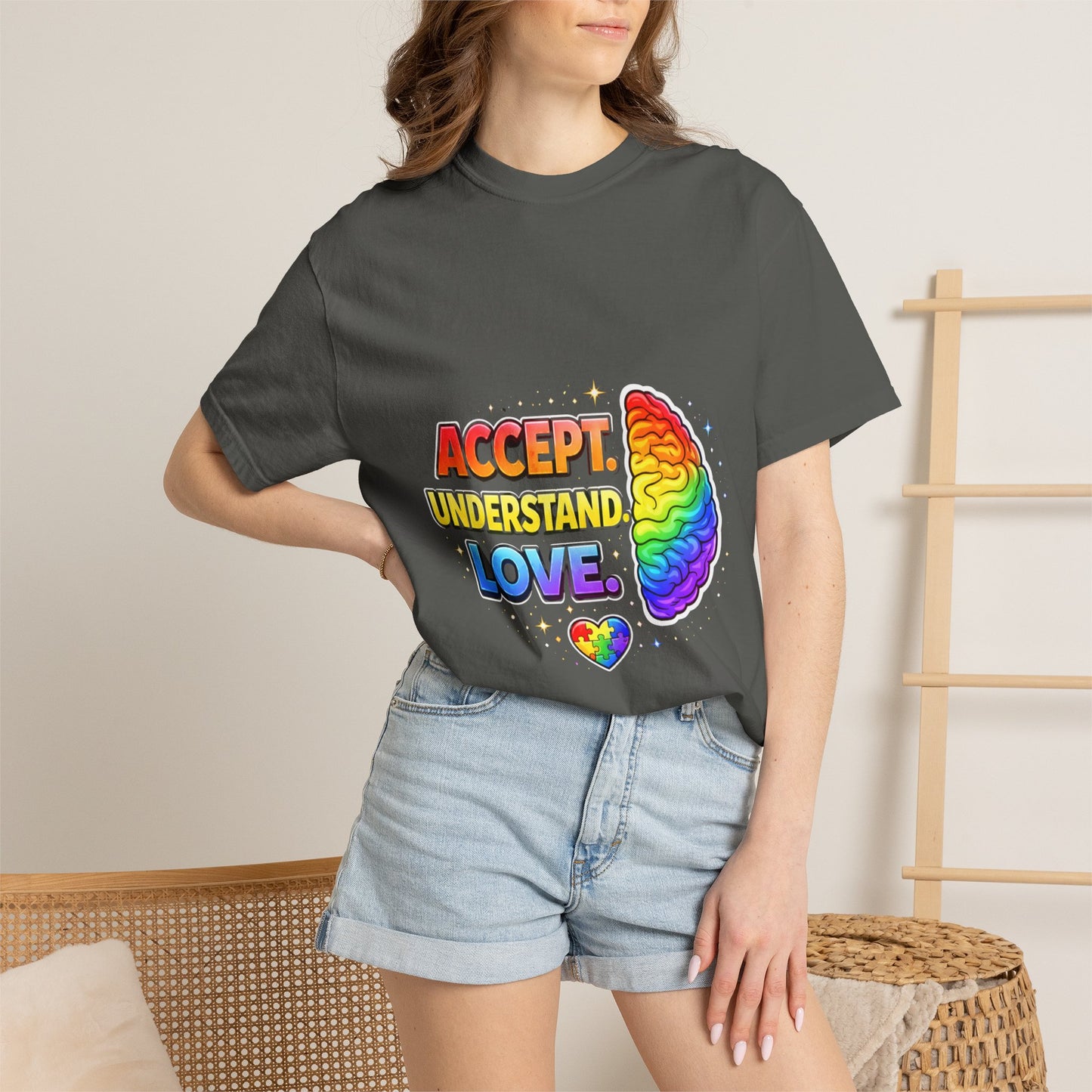 Pride "Accept, Respect, Love" Rainbow T-Shirt