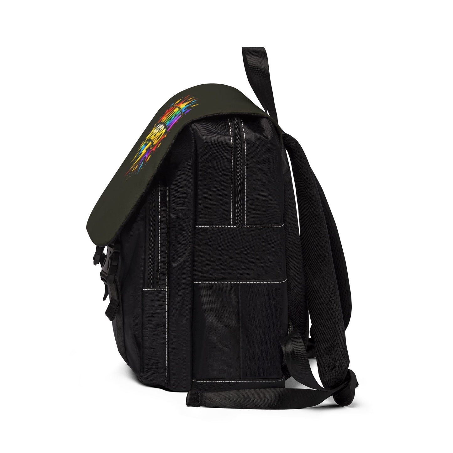 Hero Lightning Backpack — Youth Comic-Style Casual Shoulder Bag